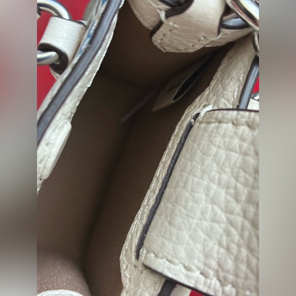 NEW COACH Key holder,Coach White Floral Key & Card Holder - Picture 5 of 9